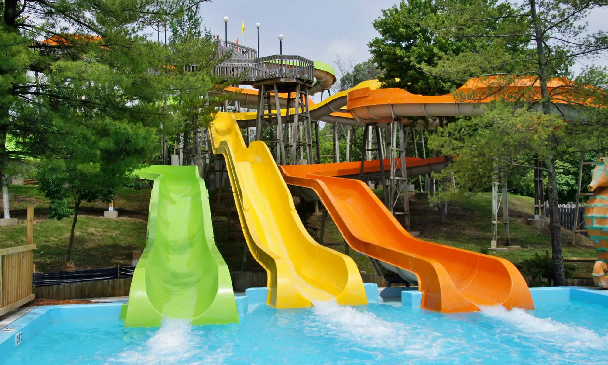 Single-Day Admission with Zip Line Passes and Soft Drinks for 1, 2 or 4 at The Beach Waterpark (Up to 50% Off)  - Second Medium