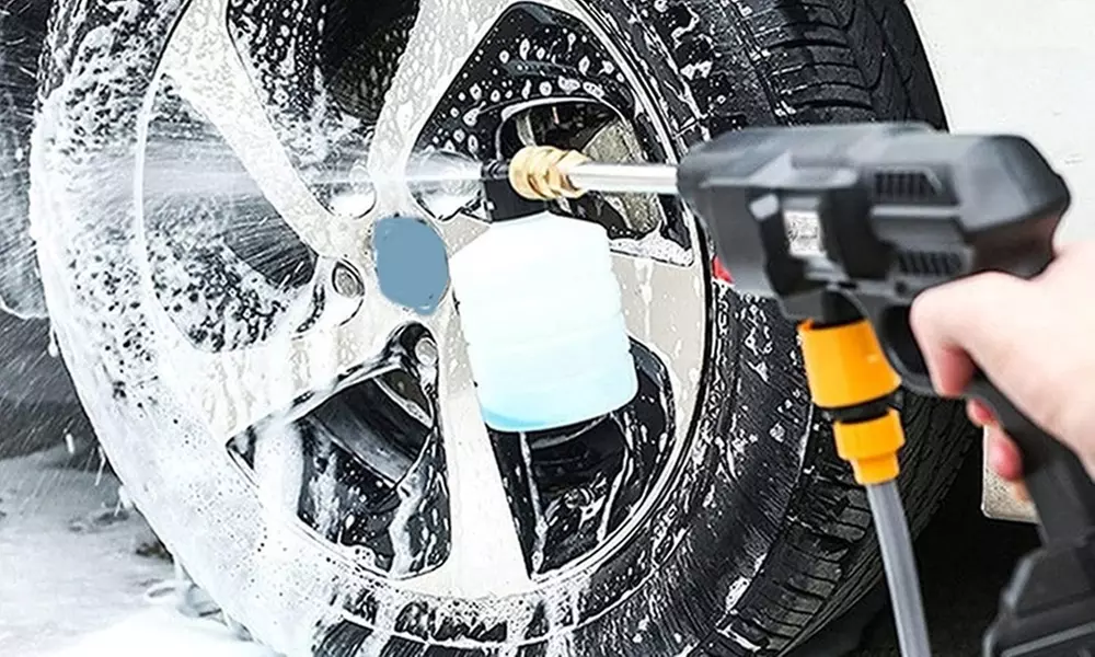 Aangedreven draadloze hogedrukreiniger