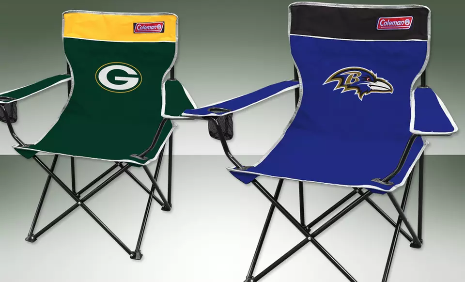 $39.99 for Two NFL Collapsible Quad Chairs ($69.99 List Price). Multiple Teams. Free Shipping and Returns. - Primary Image