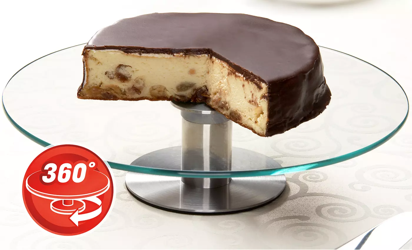 2- or 3-Tier Glass Cupcake Stand or Rotating Dessert Stand from $8.99–$11.99. Free Returns. - Second Medium
