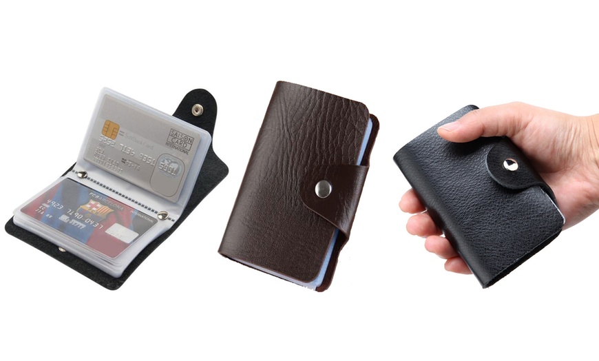 Up To 98% Off Unisex 24-Slot Card Holder | Groupon