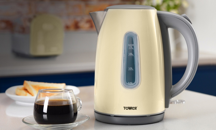 Image 17: Tower Microwave, Kettle and Toaster