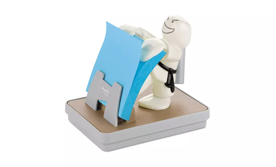 Karate Pop-Up Note Dispenser with 90-Sheet Pop-Up Notepad. Free Returns. - Primary Image