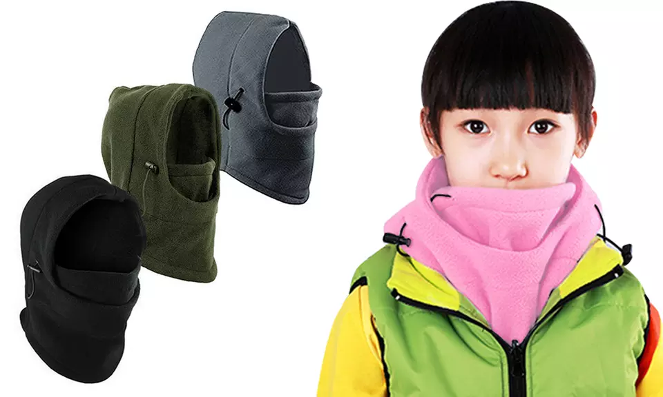 1 à 2 passe-montagne chaud enfants unisexe - Primary Image