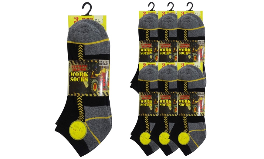 Men's Work or Trainer Work Socks | Groupon Goods