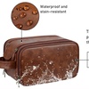 Image 14: Travel in Style With Personalized Vegan-Friendly Leather Toiletry Bag (Up to $maximum_of_discount_percentage Off)