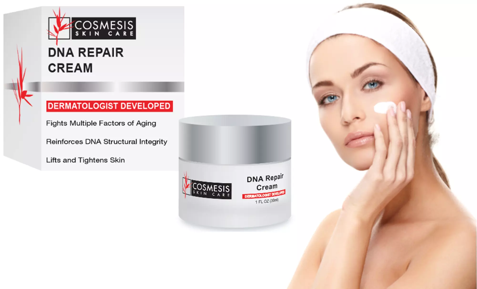 Cosmesis Skincare Dermatologist-Developed DNA Repair Cream. Multiple Quantities from $14.99-$24.99. - Primary Image