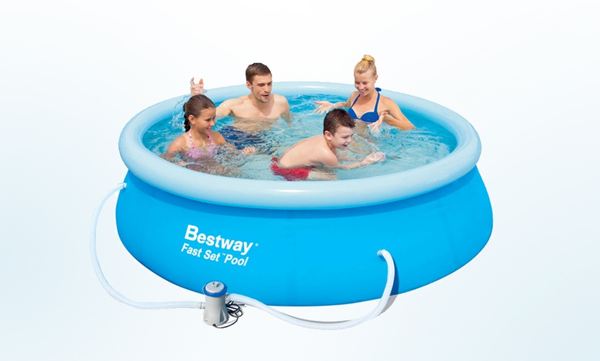 Image 3: Bestway Inflatable Family Pool