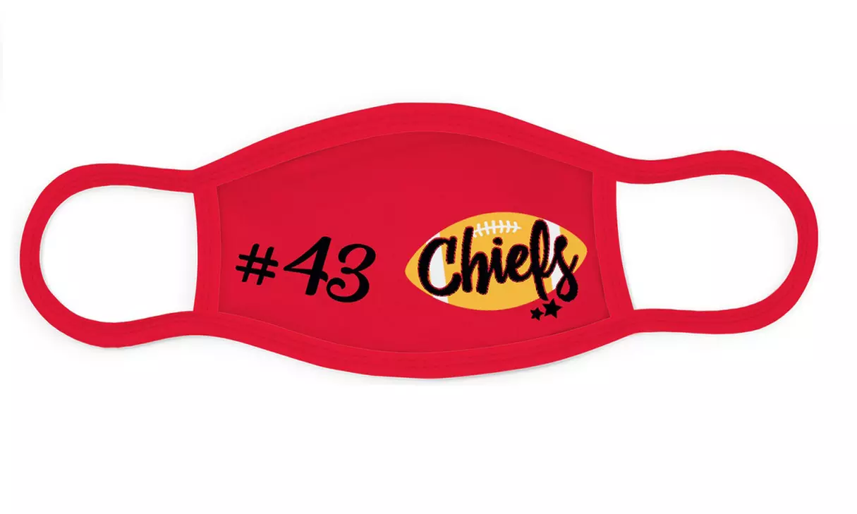 One, Two, Three, or Four Personalized Non-Medical Sports-Themed Face Masks from VioletFox (Up to 55% Off) - Second Medium