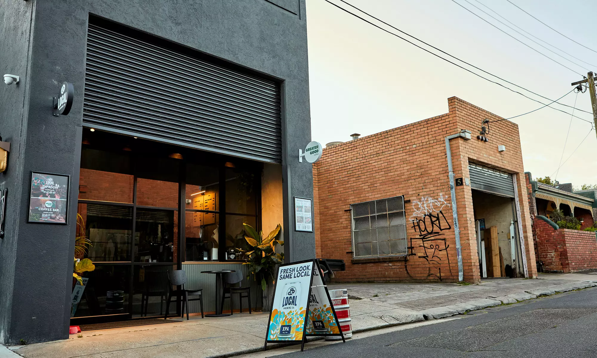 Enjoy a pizza and pint with sides for Two or Four at Local Brewing Co