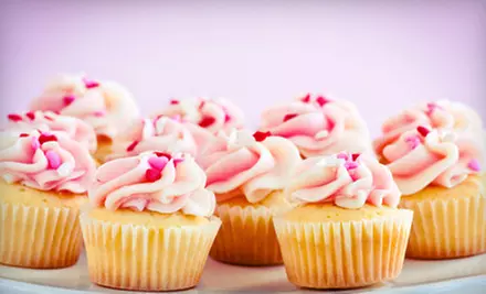 $7 for One Dozen Mini Cupcakes at Three Bakers & A Bike ($14 Value) - Primary Image