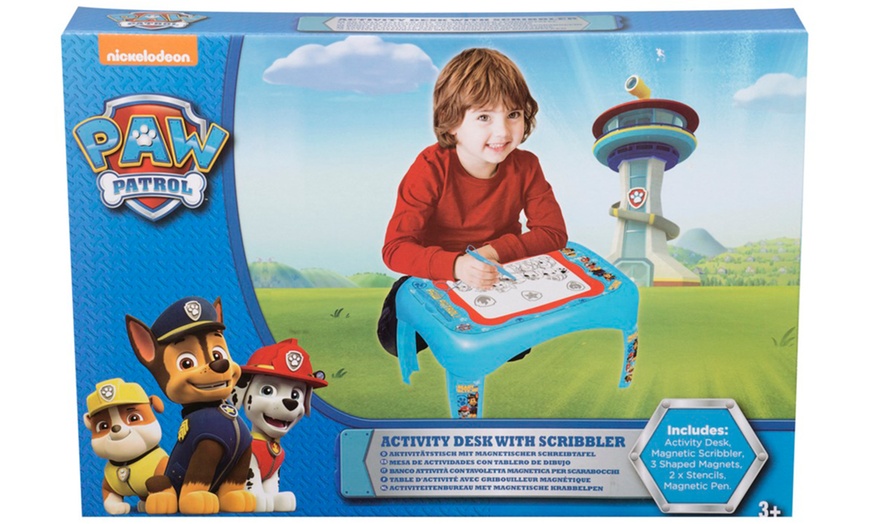 Image 1: Paw Patrol Activity Desk