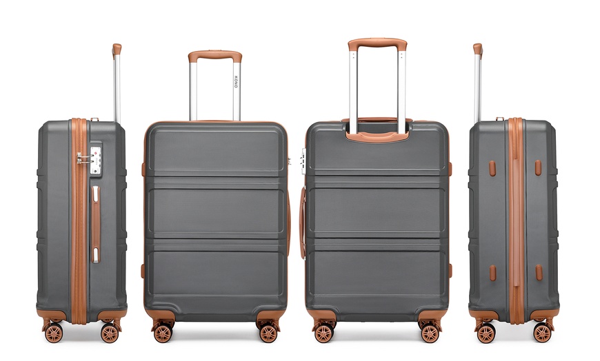 Image 12: Up to Four Hard Shell ABS Suitcases