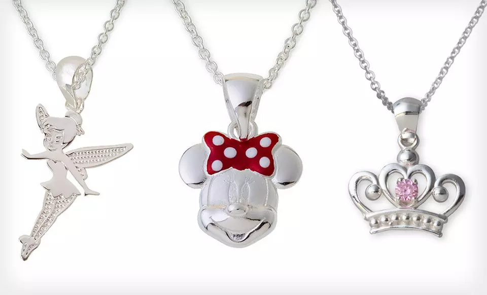Disney Sterling-Silver Pendants and Earrings (Up to 70% Off). Six Options Available. Free Shipping. - Primary Image