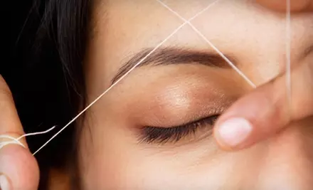 Three Sessions of Eyebrow or Full-Face Threading, or $10 for $20 Worth of Henna Tattoos at Brow Shapes in Visalia  - Primary Image