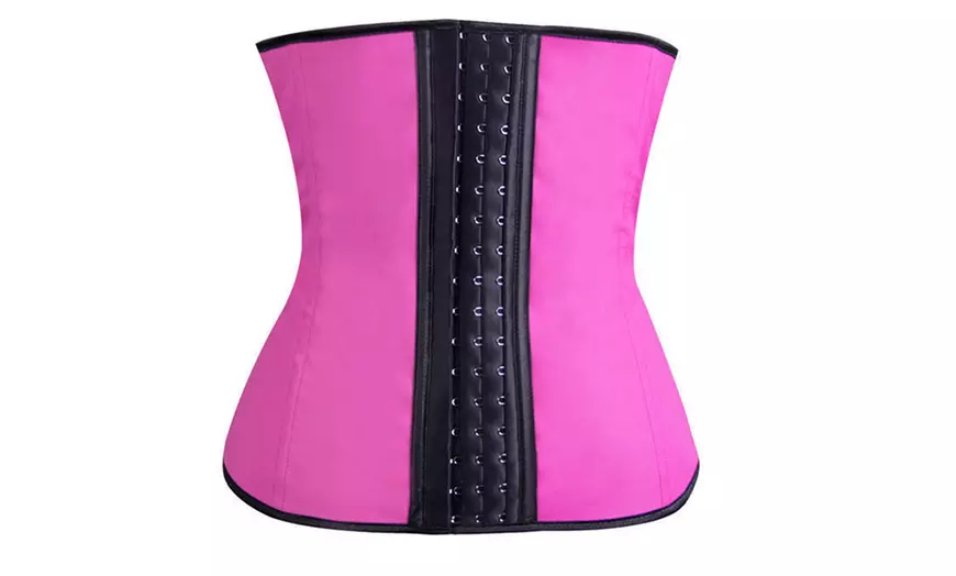 Image 10: Celebrity Latex afslank corset 