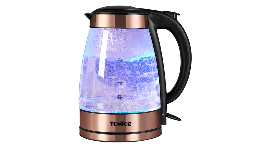 Image 6: Tower 1.7l Glass Kettles
