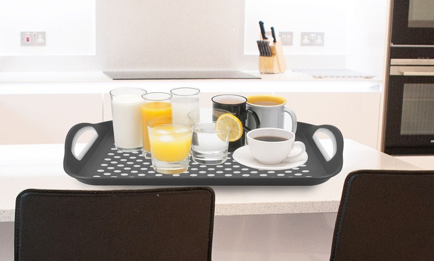 Image 5: Non-Slip Serving Tray