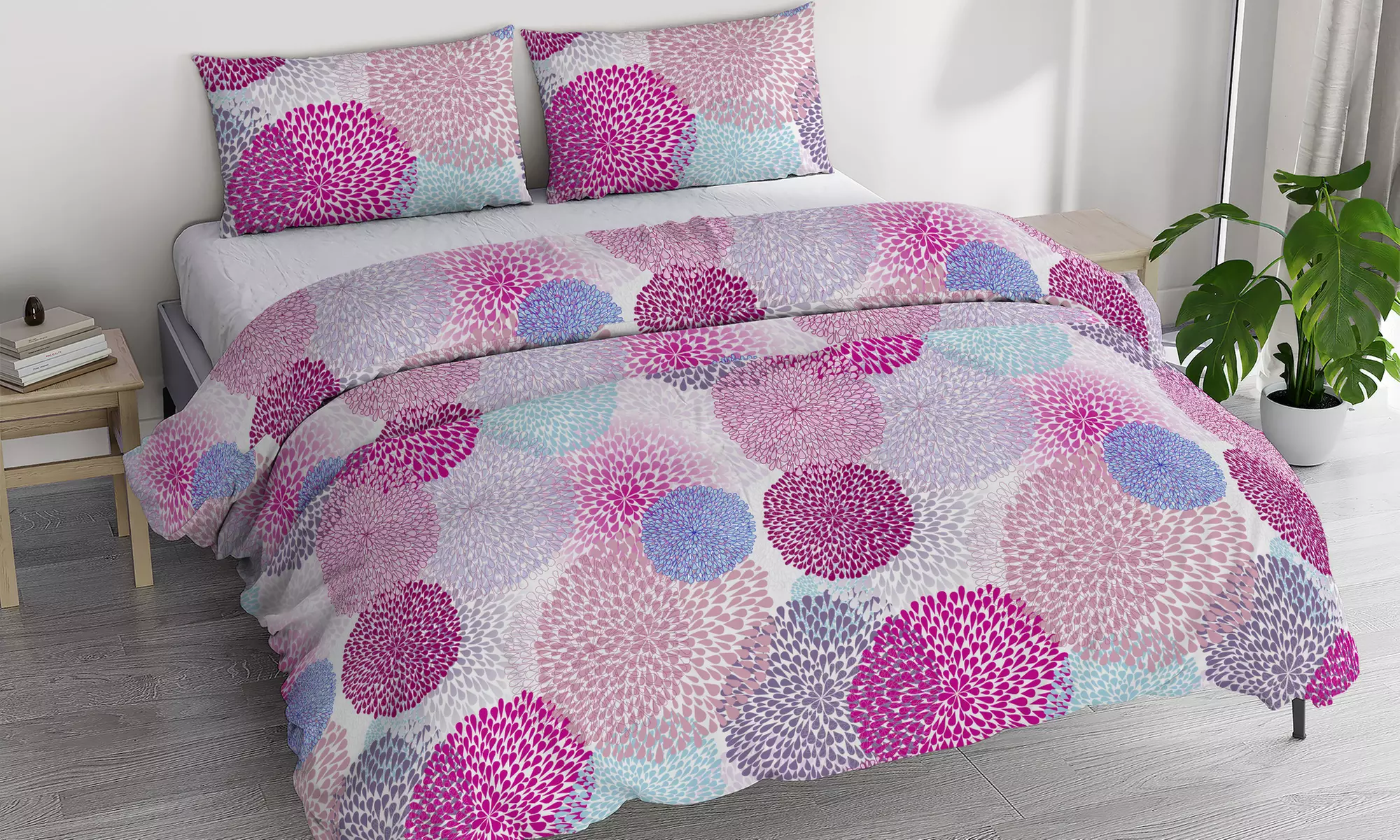 Parure copripiumino in cotone Made in Italy