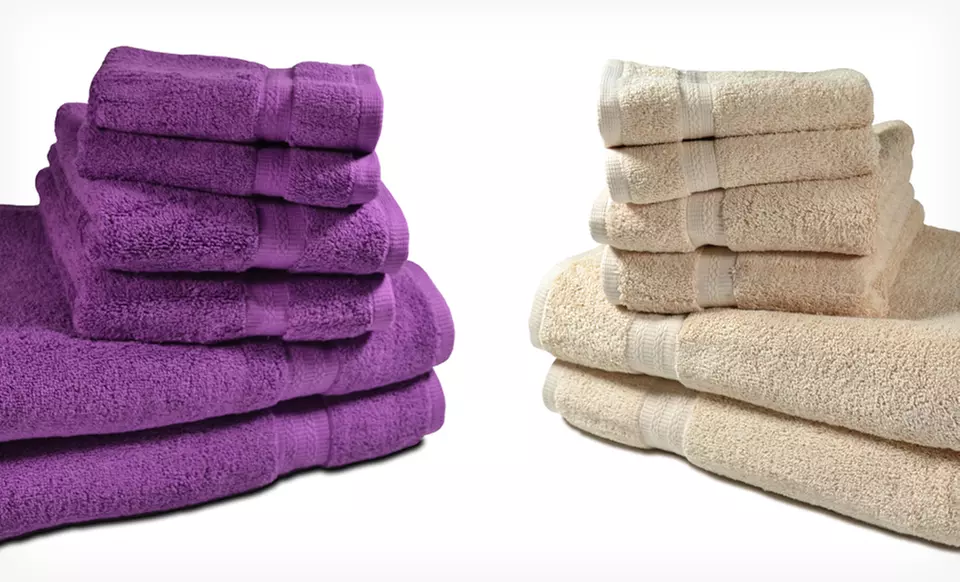 $31.99 for an Organic Cotton 6-Piece Towel Set ($120 List Price). 8 Colors Available. Free Shipping and Returns. - Primary Image