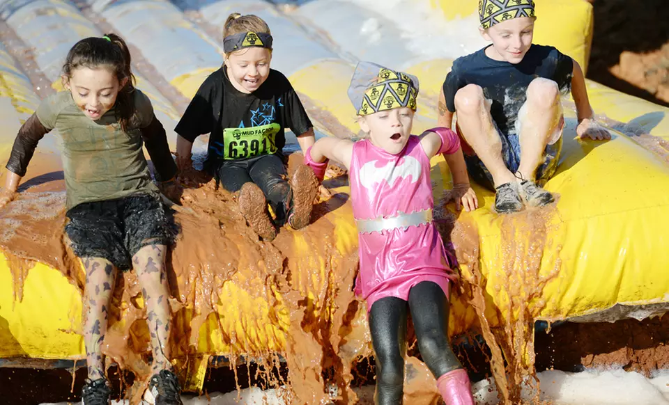 $20 for Registration for One Child in the Mud Factor Kidz Obstacle-Course Run ($40 Value) - Primary Image