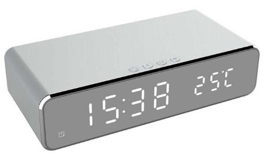 Image 2: Alarm Clock and Wireless Charger