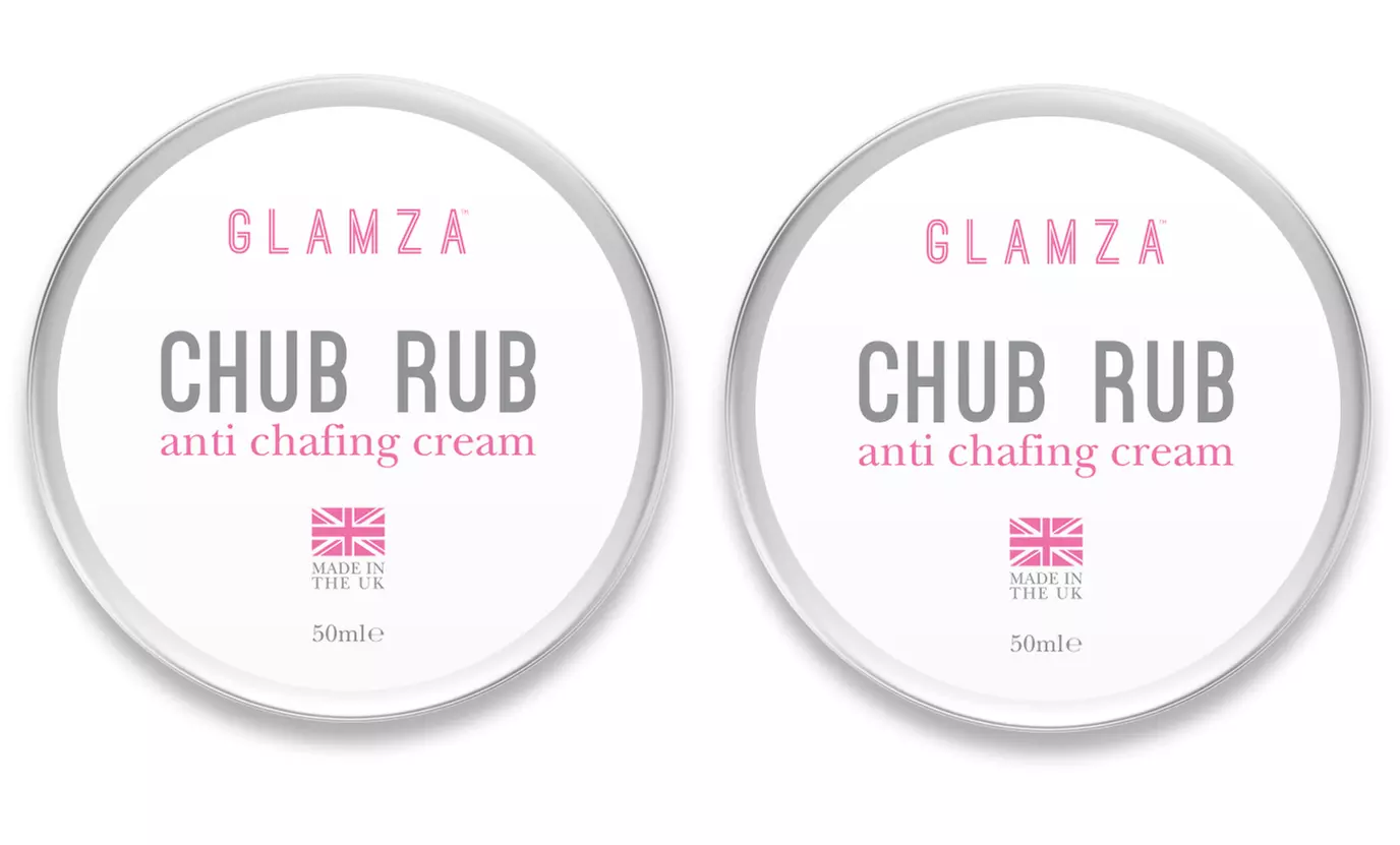 One or Two Glamza Chub Rub Anti Chafing Cream 50ml Enriched with Aloe Vera - Second Medium