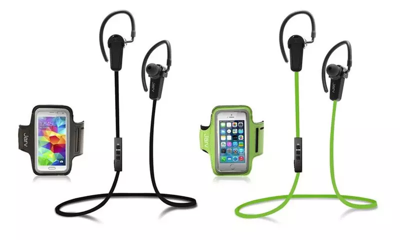 Jarv NMotion Bluetooth 4.0 Earbuds with Universal Sports Armband - Primary Image