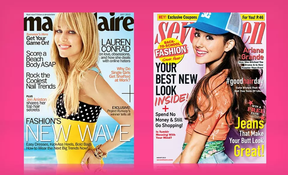 1-Year Subscription to Cosmopolitan, ELLE, Harper's Bazaar, Marie Claire, or Seventeen Magazine (Half Off) - Second Medium