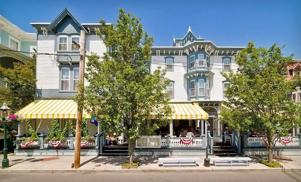 One- or Two-Night Stay with Wine and Options for Wine Tasting and Drinks at Carroll Villa Hotel in Cape May, NJ - Primary Image
