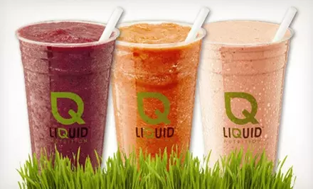 $5 for $10 Worth of Smoothies and Juices at Liquid Nutrition - Primary Image