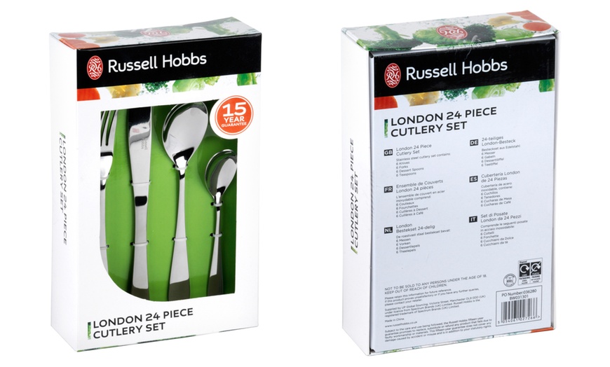 Image 12: Russell Hobbs London Cutlery Set