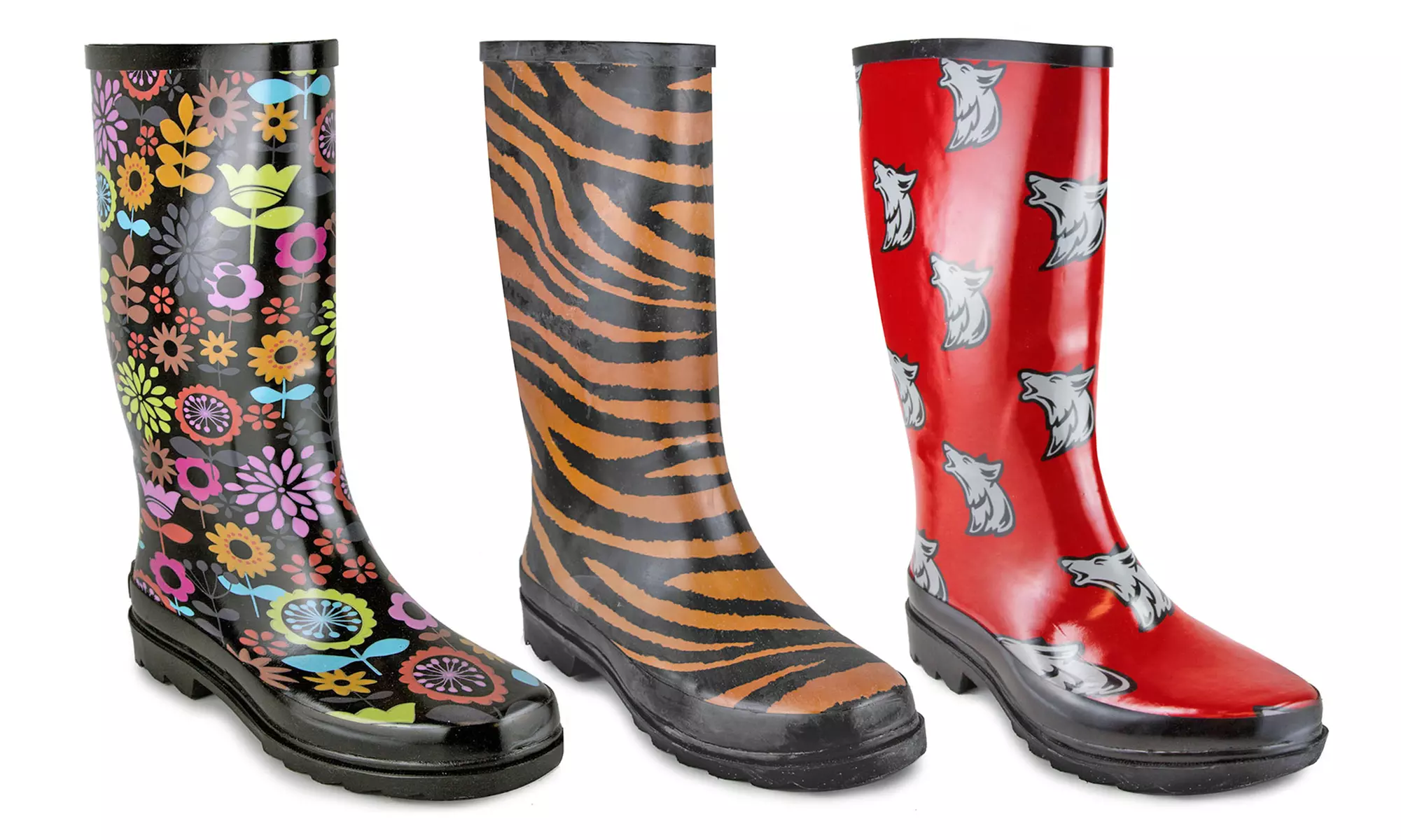 143 Girl Women's Printed Rain Boots - Primary Image