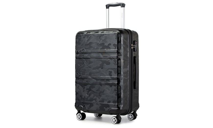 Image 5: Three Piece Fashion Camouflage Luggage Set