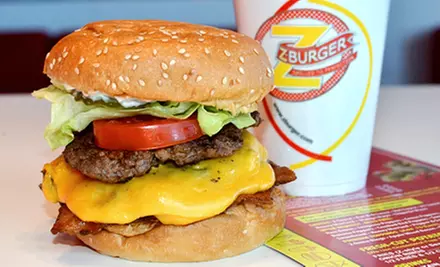 $12 for $20 Worth of Burgers and Shakes at Z-Burger. Six Locations Available. - Primary Image