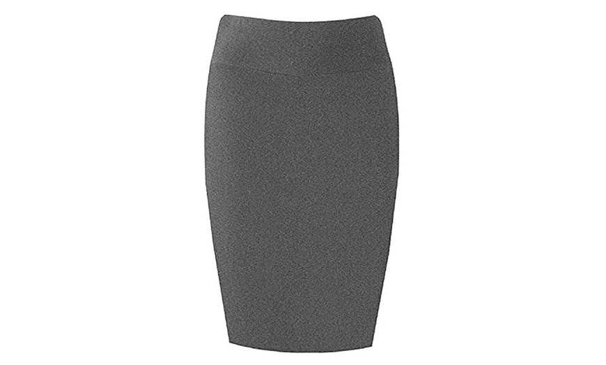 Image 8: Jersey Pencil Skirt