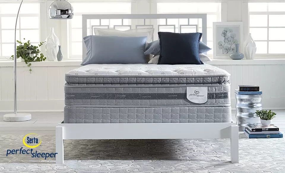 Serta Perfect Sleeper Newburn Pillowtop Mattress Set. Free White Glove Delivery. 10-Year Warranty.    - Primary Image