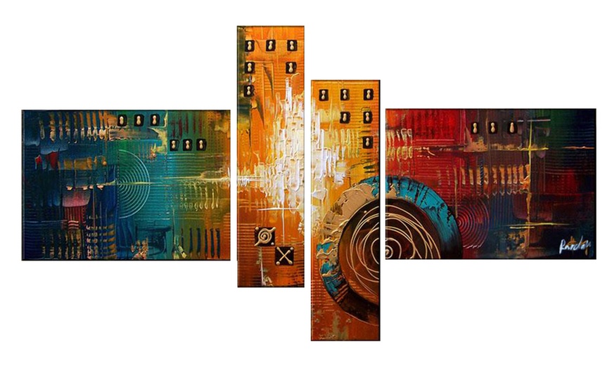 Single- or Multi-Panel Paintings | Groupon Goods