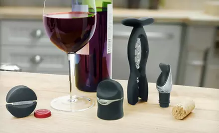Metrokane Rabbit Four-Piece Wine Toolkits or Jack Rabbit Corkscrews (40% Off). Multiple Styles Available. Free Shipping. - Second Medium