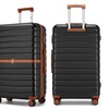 Image 7: Valise ou set 3 valises en ABS et PC avec design rayé Kono