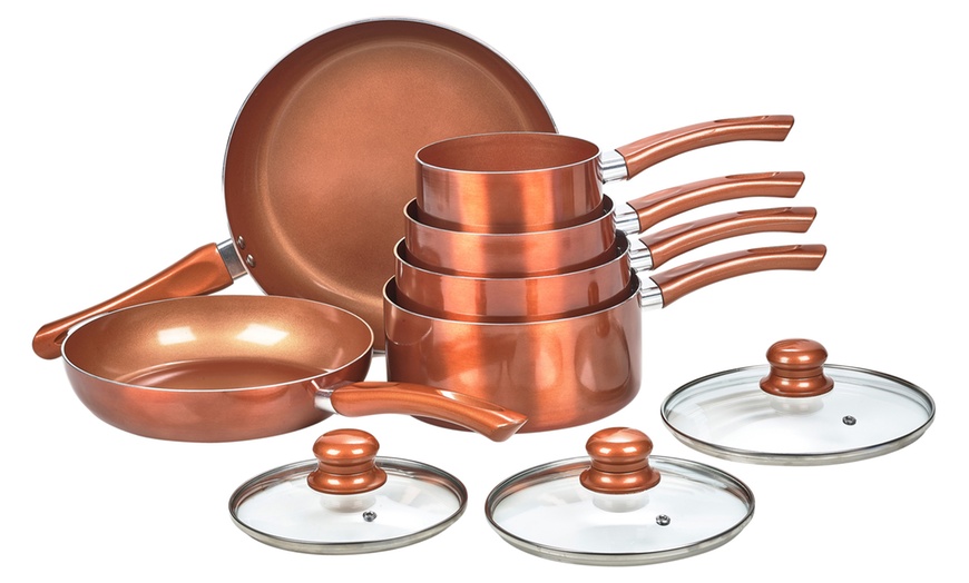 Image 8: Six-Piece Copper Cookware Set