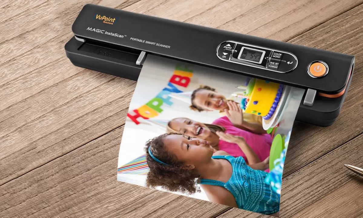 VuPoint Magic InstaScan Portable Document Scanner with 16GB MicroSD Card - Primary Image