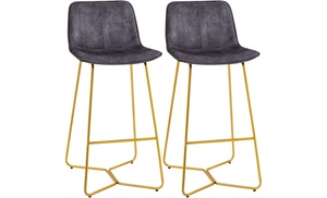 Set of Two HomCom Bar Stools