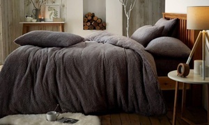 Teddy Fleece Duvet Set