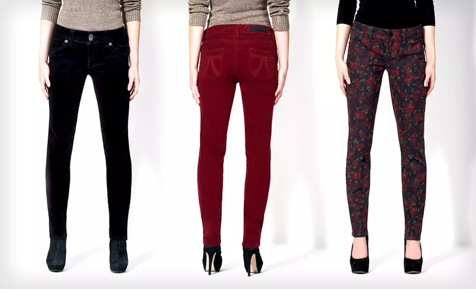 Seven7 Women’s Skinny Corduroys or Printed Jeans (Up to 53% Off). Multiple Options Available. Free Shipping and Returns. - Primary Image