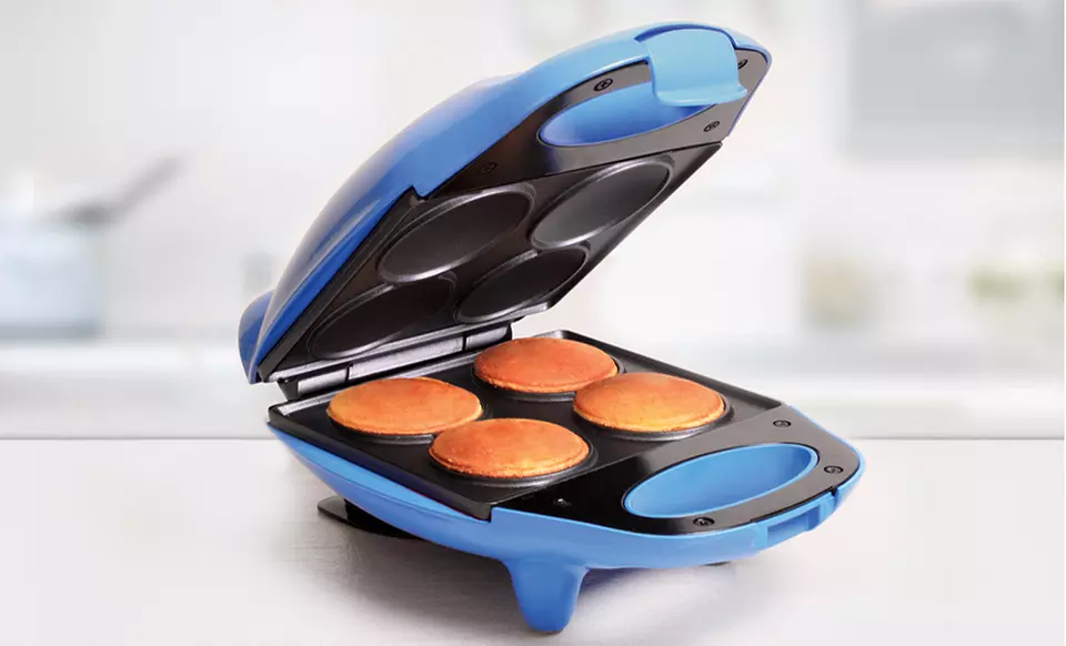 Holstein Mini Whoopie Pie Maker in Blue or Coral. Free Returns. - Second Medium
