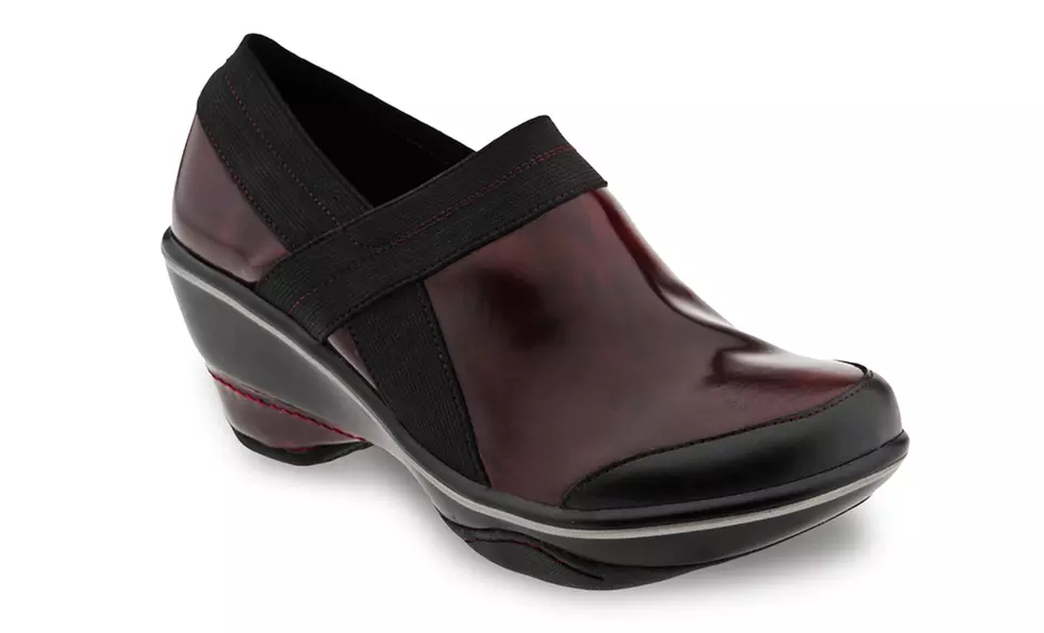 Jambu Women's Cali Boxy Comfort Wedge Shoes. Multiple Options Available. Free Returns. - Second Medium