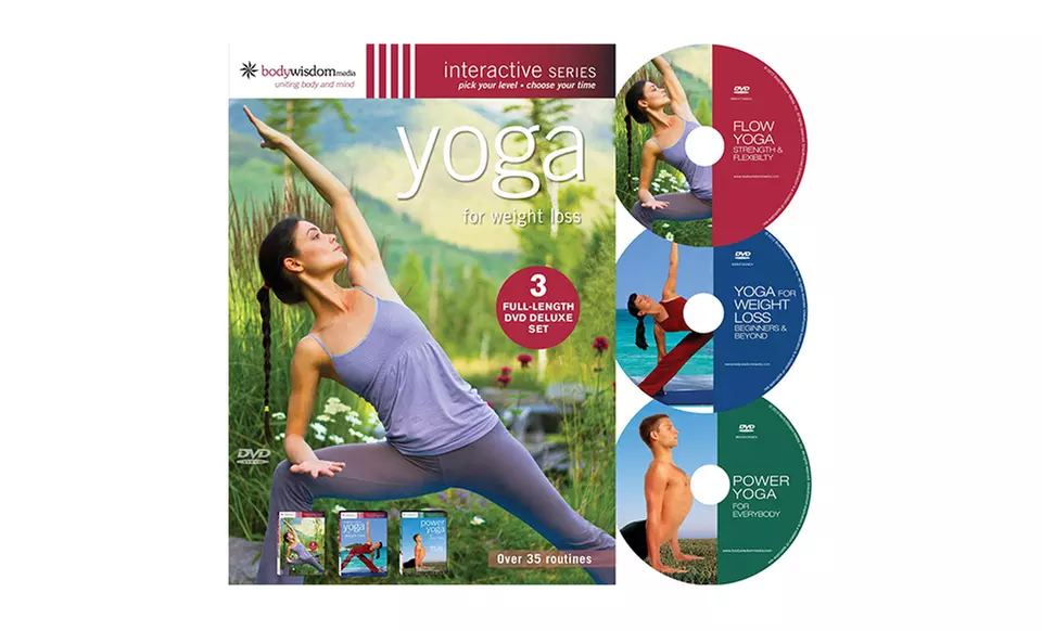 Yoga for Weight Loss 3-DVD Set - Second Medium