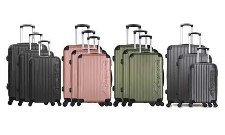 Set di 3 trolley Budapest, disponibili in vari colori