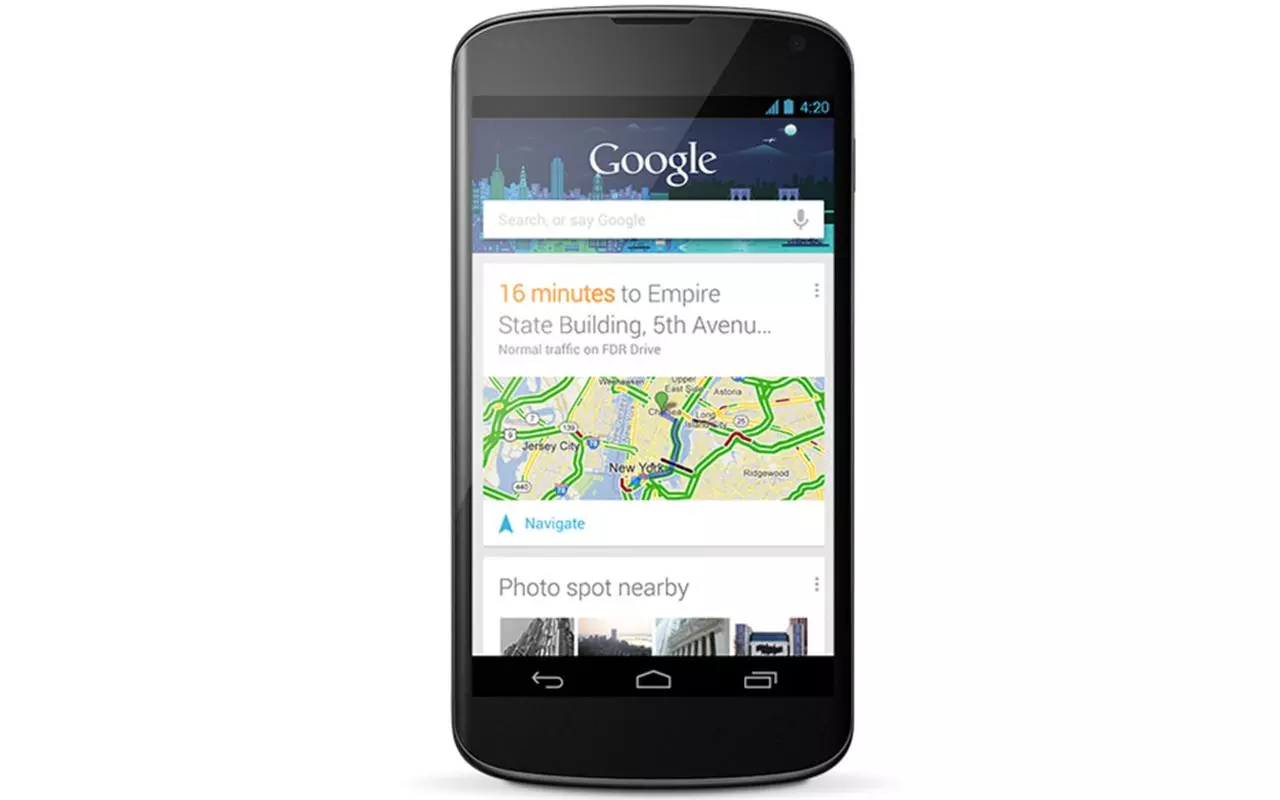 LG Nexus 4 16GB 4.7" 4G Android Smartphone with Bumper Case (GSM Unlocked) (Manufacturer Refurbished)  - Second Medium